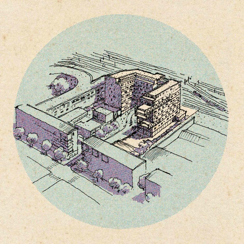 Mehdi Zannad dessin architecture Brenac et Gonzalez Archimede