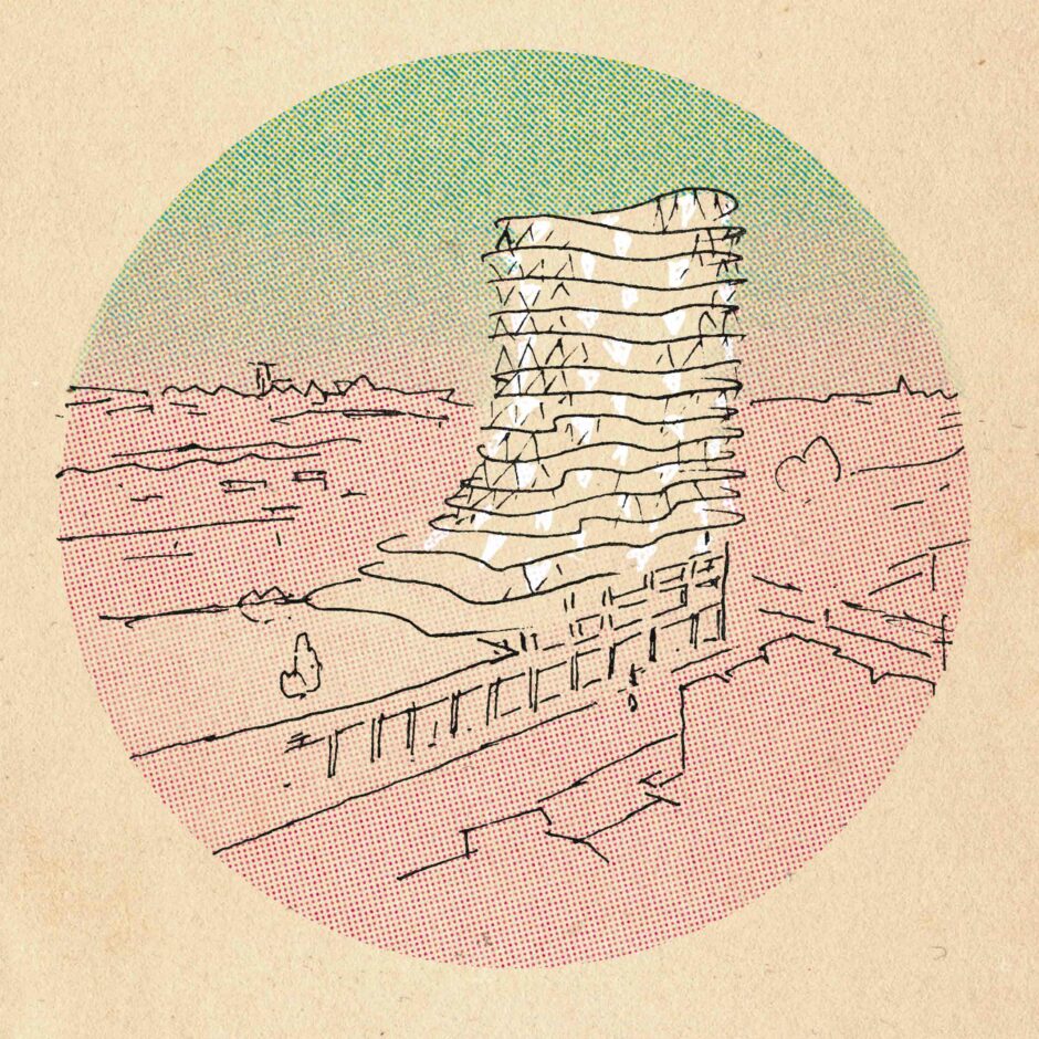 Mehdi Zannad dessin architecture Brenac et Gonzalez Higher Roch
