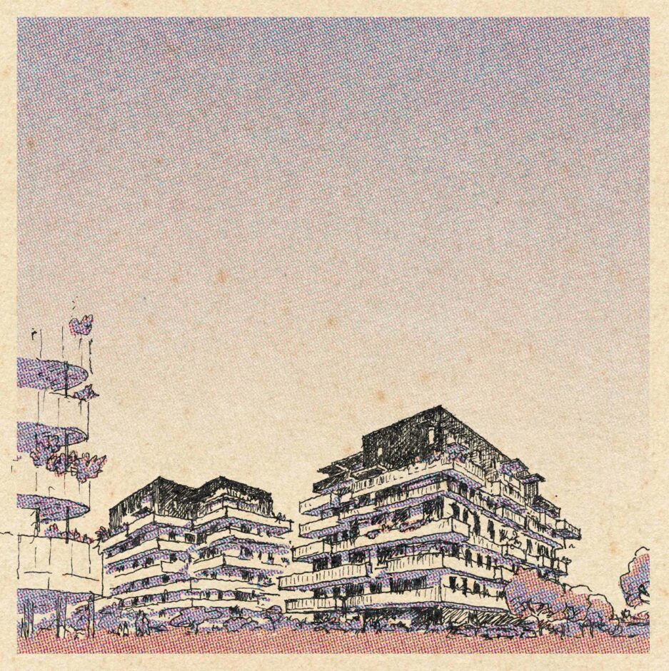 Mehdi Zannad dessin architecture Brenac et Gonzalez Cesson