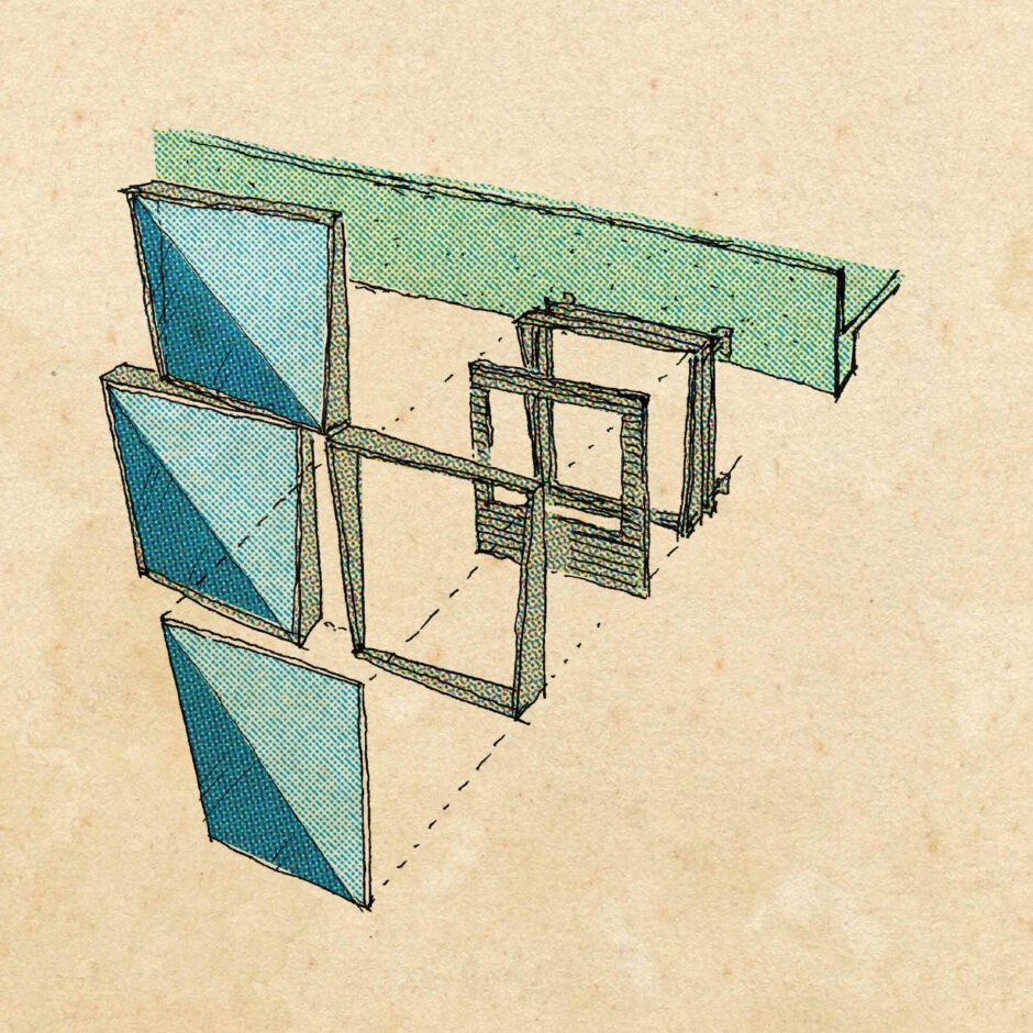 Mehdi Zannad dessin architecture Brenac et Gonzalez Quai Ouest