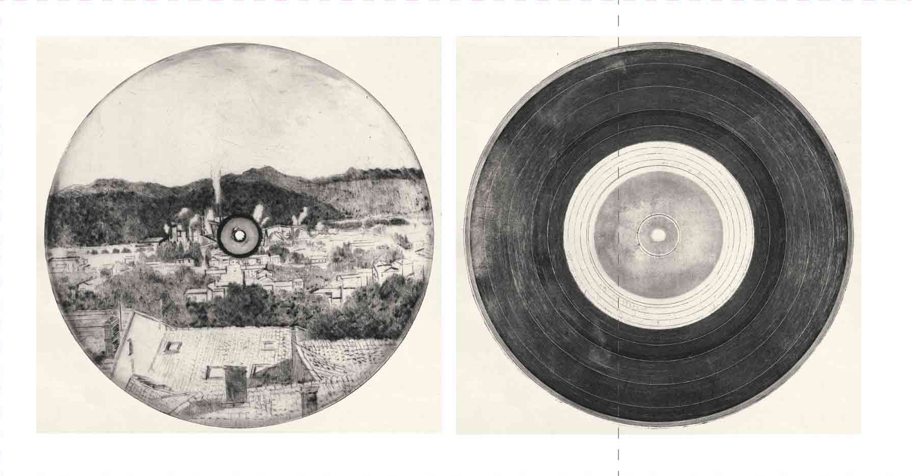 Mehdi Zannad dessin architecture architecte de Saint-Gaudens gravure vinyl